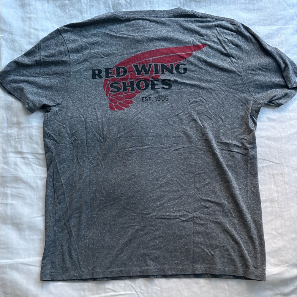 Red Wing Shoes Heritage rare limited Gray Men's T-Shirt Large